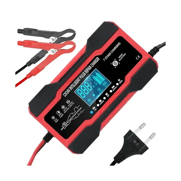 Автоматическое зарядное устройство RJ Tianye 12V 10A; 24V 5A red RJ-C121001A - изображение 4