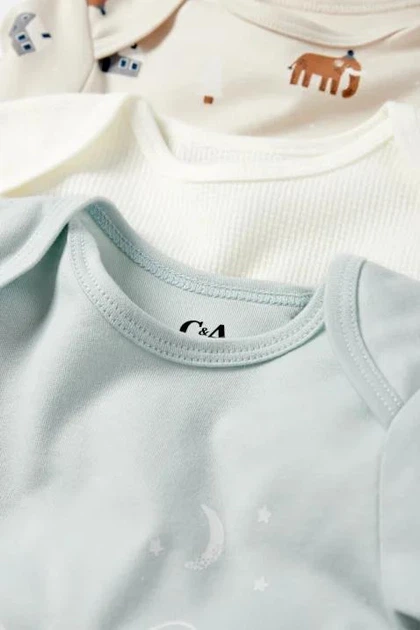 Набор трикотажные боди с длинным рукавом для мальчика C&A 86 см (12-18М) - изображение 3