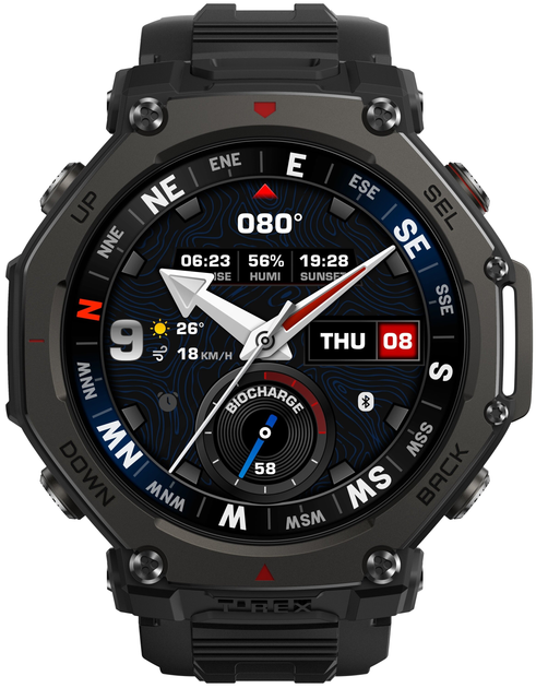 Смарт-годинник Amazfit T-Rex 3 Pro Tactical Black (W2443EU1N) - зображення 2