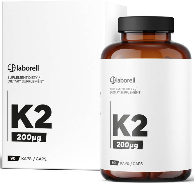 Вітамін K2 Laborell 200 мкг 90 капсул (5903240326983) - зображення 3