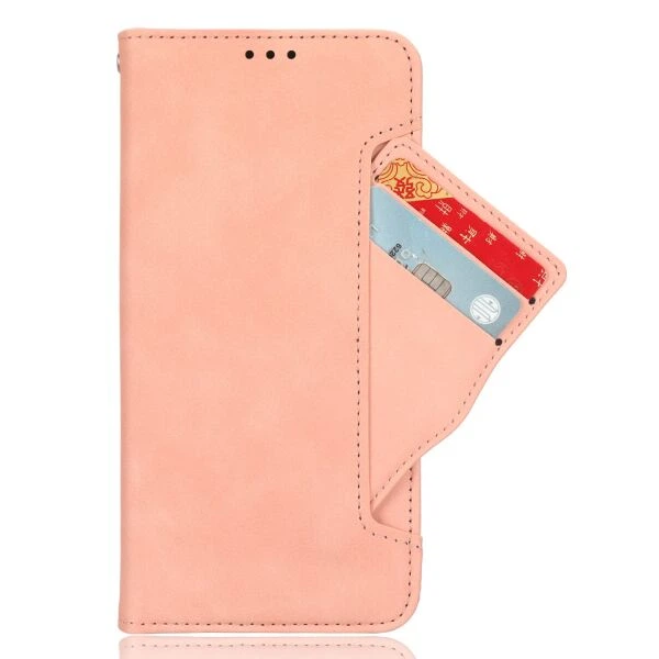 Чохол-книжка з кишеньками Deexe Wallet Stand для TECNO Spark 40 - Pink - зображення 4