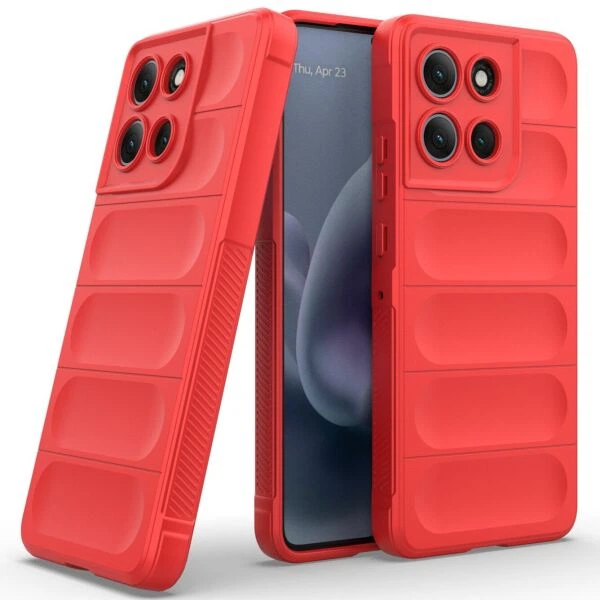 Силиконовый (TPU) чехол Deexe Terra Case для Motorola Moto G86 Power - Red - Фото 2 Силиконовый (TPU) чехол Deexe Terra Case для Motorola Moto G86 Power - Red - изображение 2