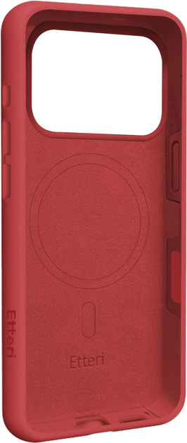 Панель Etteri Silicone Mag для Apple iPhone 17 Pro Raspberry (5907504557014) - зображення 3