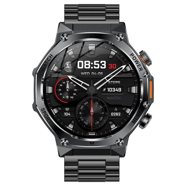 Смарт годинник, розумний годинник Smart Surf X Pro Black Steel, , 2 ремінці ( 18374 ) - изображение 10