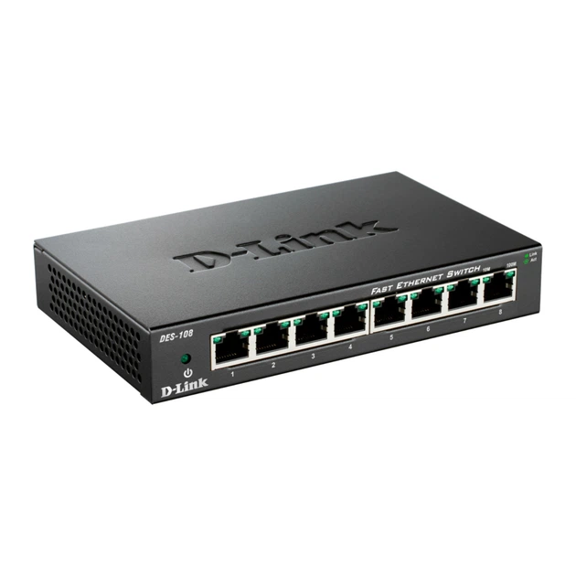 Комутатор мережевий D-Link DES-108 - изображение 3