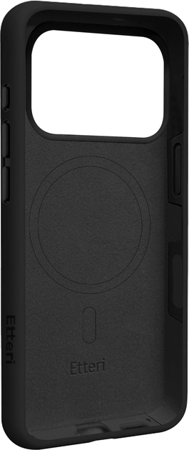 Панель Etteri Silicone Mag для Apple iPhone 17 Pro Max Black (5907504556949) - зображення 3