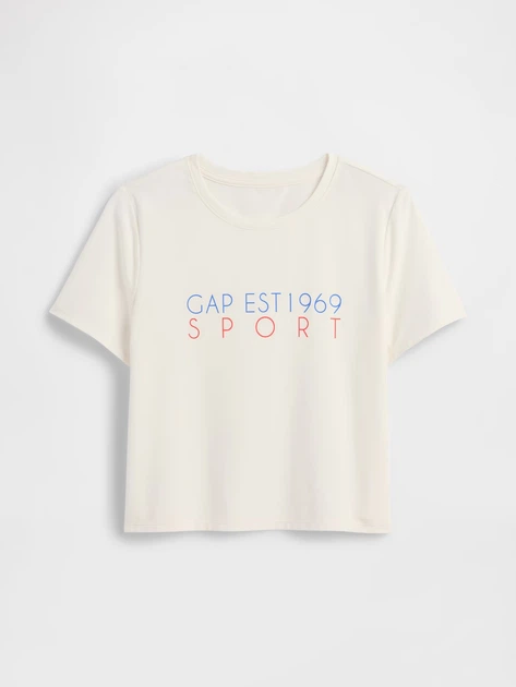 Футболка жіноча GAP 414512393 XL Молочна (1159843239) - Фото 5 Футболка жіноча GAP 414512393 XL Молочна (1159843239) - зображення 5
