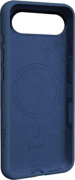 Etui plecki Etteri Silicone Mag do Apple iPhone 17 Air Dark Blue (5907504556994) - obraz 2