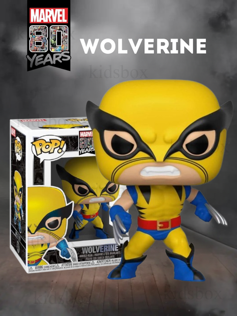 Фигурка Funko Pop Фанко Поп Марвел 80-х Фанко Поп Росомаха Marvel 80th Wolverine 10 см #547 - изображение 2