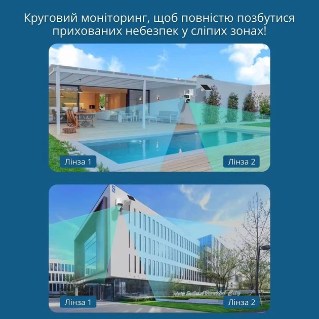 Уличная 4G камера с солнечной панелью Bodasan V380 BP5 Plus DL 6 Мп, 10X Zoom, PTZ 355° IP 4G (V380) - изображение 6