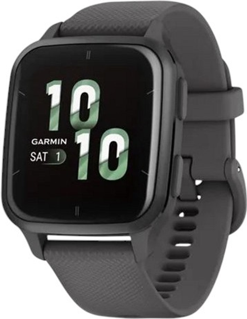 Смарт-годинник Garmin Venu Sq 2 Slate 35.9 mm Aluminium Bezel with Shadow Grey Case and Silicone Band (010-02701-10) - зображення 1