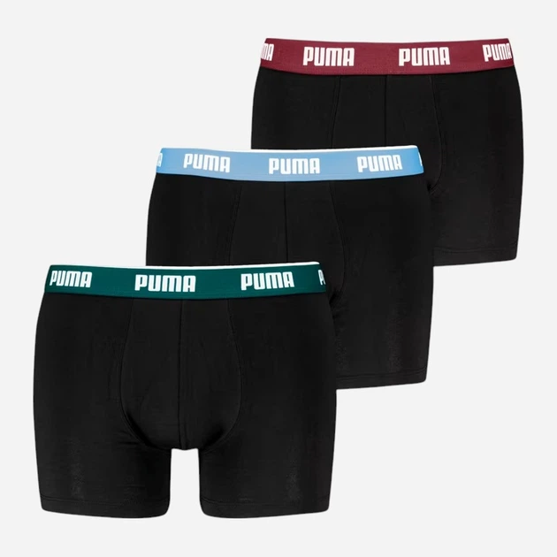 Набор трусов боксеров мужских хлопковых Puma Men Boxers 3P 94713007 XL 3 шт Black Combo (8720245969666) - изображение 6