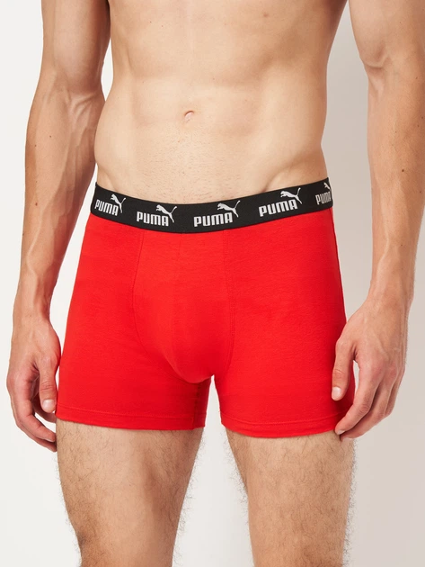 Набор трусов боксеров мужских хлопковых Puma Elements Men Basic Boxers 2P 93875313 S 2 шт Black (8720245966801) - изображение 2
