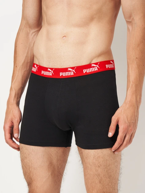 Набор трусов боксеров мужских хлопковых Puma Elements Men Basic Boxers 2P 93875313 S 2 шт Black (8720245966801) - изображение 3
