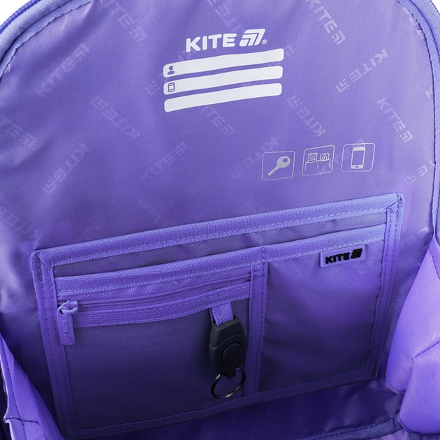 Рюкзак шкільний каркасний Kite Education Kuromi HK25-556M, 70867 - зображення 6