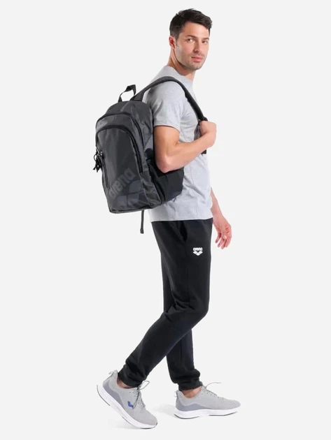 Рюкзак спортивний 30 л вміщує формат А4 Arena All Set Backpack 30L 010227-100 Чорний (3468337635772) - зображення 3