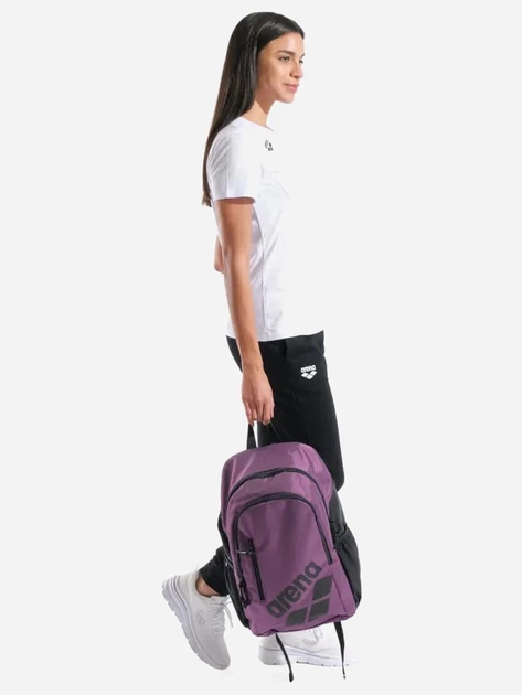 Рюкзак спортивний 30 л вміщує формат А4 Arena All Set Backpack 30L 010227-200 Фіолетовий (3468337635789) - Фото 3 Рюкзак спортивний 30 л вміщує формат А4 Arena All Set Backpack 30L 010227-200 Фіолетовий (3468337635789) - зображення 3