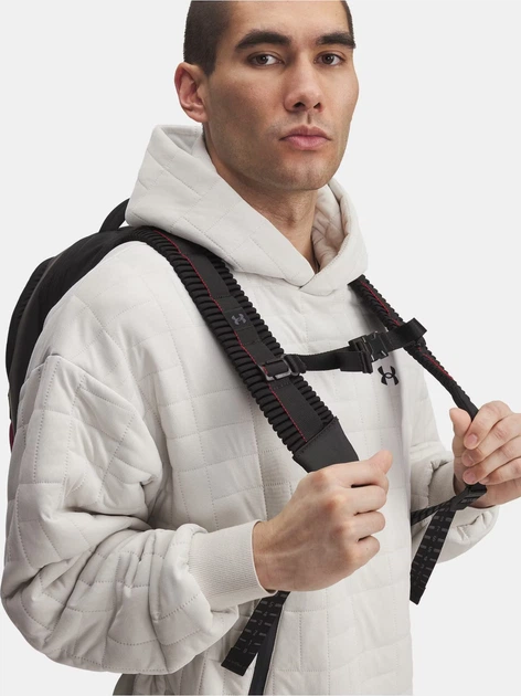 Рюкзак спортивный 28 л водонепроницаемый Under Armour Ua Hustle Elite Bp 28L 6005747-001 Черный (198632606728) - Фото 4 Рюкзак спортивный 28 л водонепроницаемый Under Armour Ua Hustle Elite Bp 28L 6005747-001 Черный (198632606728) - изображение 4