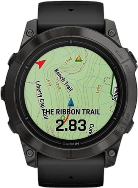 Смарт-годинник Garmin epix Pro (Gen 2) Standard Edition 51 mm Slate Grey with Black Band (753759318277) - зображення 8