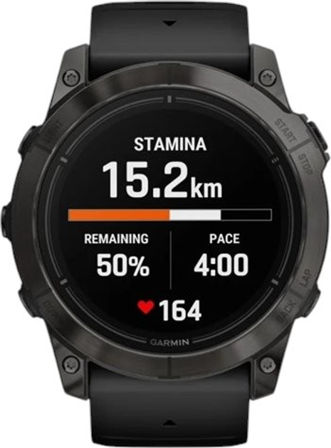 Смарт-годинник Garmin epix Pro (Gen 2) Standard Edition 51 mm Slate Grey with Black Band (753759318277) - зображення 10