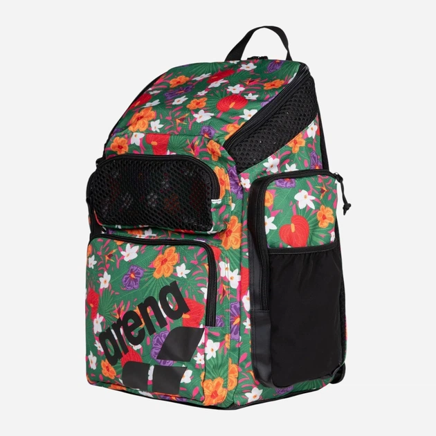 Рюкзак спортивний тканинний 45 л вміщує формат А4 Arena One Go Backpack Ao 45L 010232-911 Зелений/Червоний/Оранжевий (3468337652984) - зображення 5