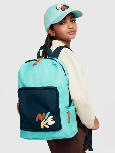 Детский рюкзак Nike Y Nk Classic Bkpk - Bubble 16L FZ7254-300 Бирюзовый/Темно-синий (197596237504) - изображение 2