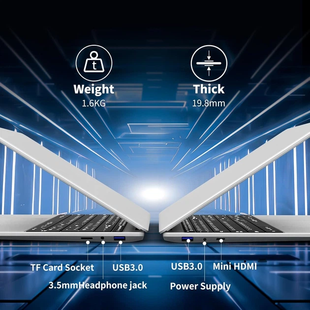 Ноутбук 15.6" Rovendex 50083 Intel Celeron N95 RAM 16GB SSD 512GB Windows 11 (UKR) - изображение 6