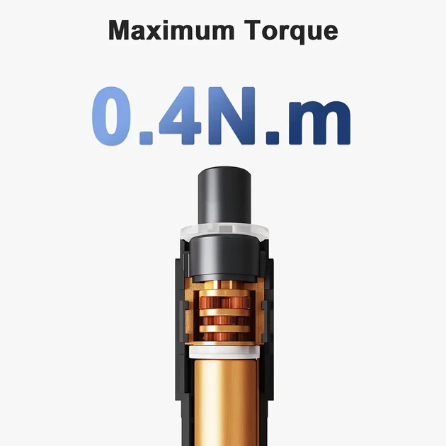 Электрическая отвертка 50 в 1 аккумуляторная с битами 48 шт, LED подсветка, USB-C - набор для ремонта телефонов, ноутбуков, электр - изображение 6