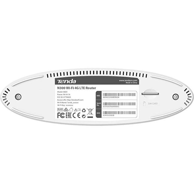 Роутер Tenda 4G 4G03 N300 White 802.11n (4G03) - изображение 3