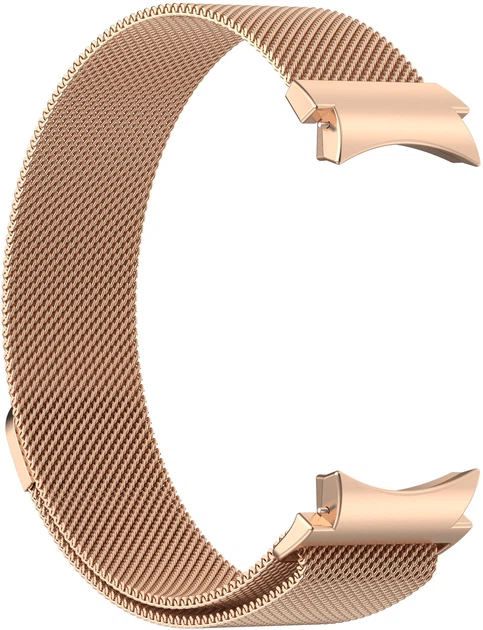 Ремешок ArmorStandart Milanese Magnetic для Samsung Galaxy Watch 7/FE/6/6 Classic/5/5 Pro/4/4 Classic Gold (ARM86844) - изображение 4