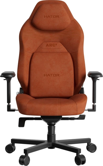 Кресло для геймеров Hator Arc 3 S Velour Orange (HTC3449S) - Фото 1 Кресло для геймеров Hator Arc 3 S Velour Orange (HTC3449S) - изображение 1