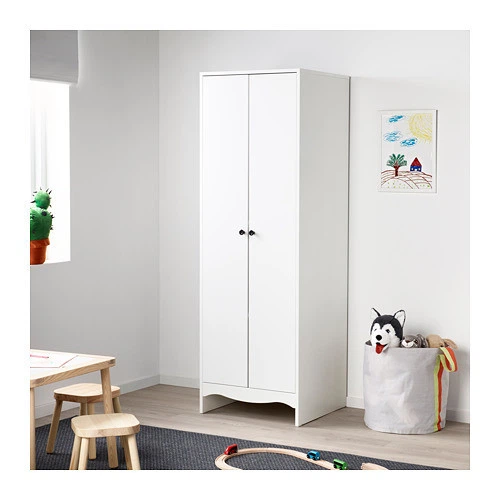 Шкаф / гардероб IKEA SOLGUL белый 803.644.16 - Фото 3 Шкаф / гардероб IKEA SOLGUL белый 803.644.16 - изображение 3