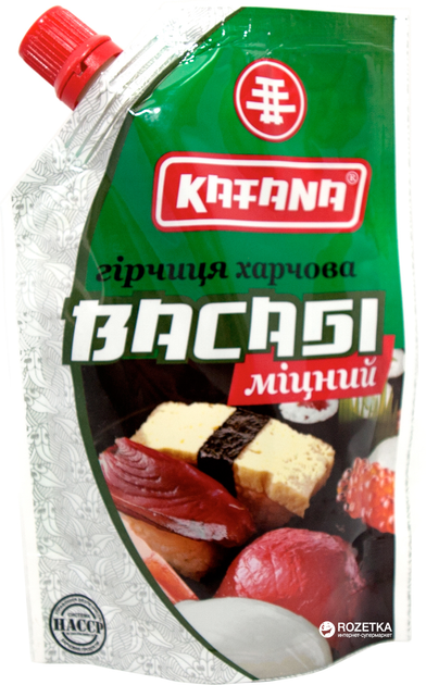 Гірчиця Васабі Katana міцна 180 г (4820026031323) - зображення 1