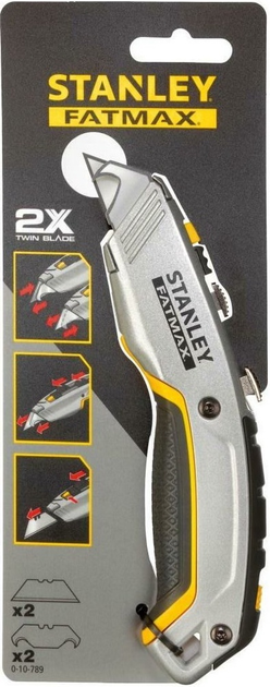 Ніж Stanley FATMAX Twinblade з 2 лезами (0-10-789) - зображення 6