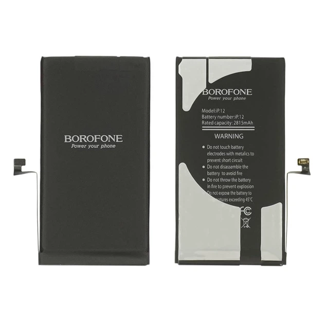 Аккумулятор Borofone для Apple iPhone 12, 12 Pro, Original IC - изображение 3