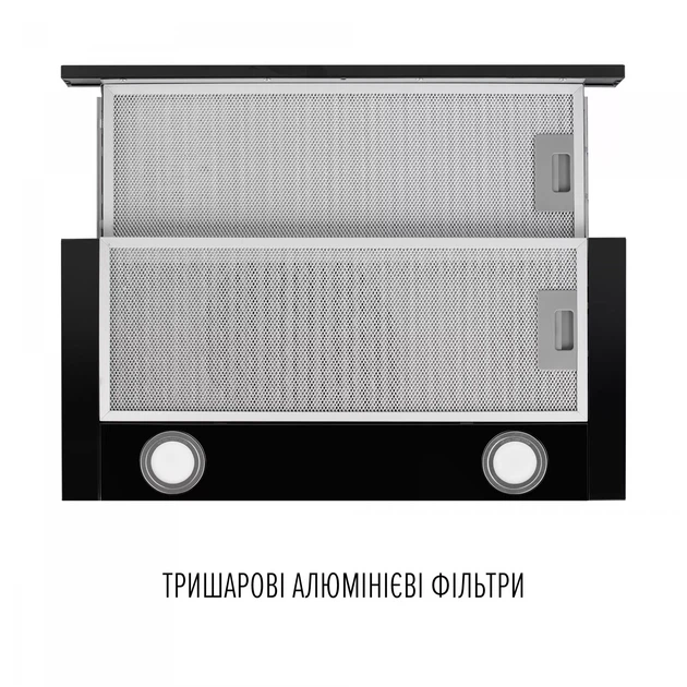 Витяжка Perfelli TL 6622 BL 1000 LED - зображення 7