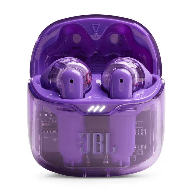 Bluetooth-гарнітура JBL Tune Flex Ghost Edition Purple (JBLTFLEXGPUR) ( Фіолетовий ) 20229 - Фото 7 Bluetooth-гарнітура JBL Tune Flex Ghost Edition Purple (JBLTFLEXGPUR) ( Фіолетовий ) 20229 - зображення 7