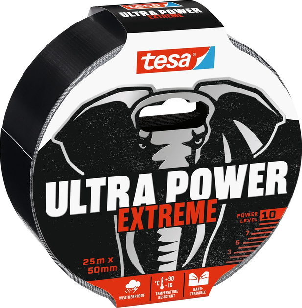 Ремонтна стрічка TESA Ultra Power Extreme 25 м x 50 мм (4063565106521) - зображення 2