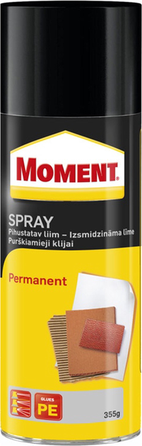 Klej w sprayu Moment PowerSpray 400 ml (4015000094382) - obraz 1