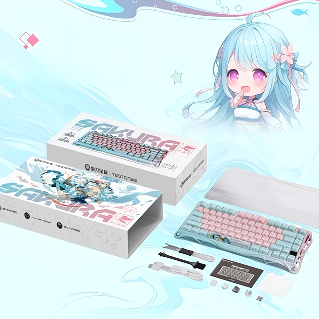 Клавіатура Yeston x GravaStar Mercury K1 Lite Special Edition