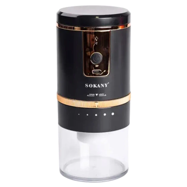 Электрическая кофемолка Sokany SK-04026 ножевая 13 Вт на 250 мл Черная (145-107-SK-04026) - изображение 3