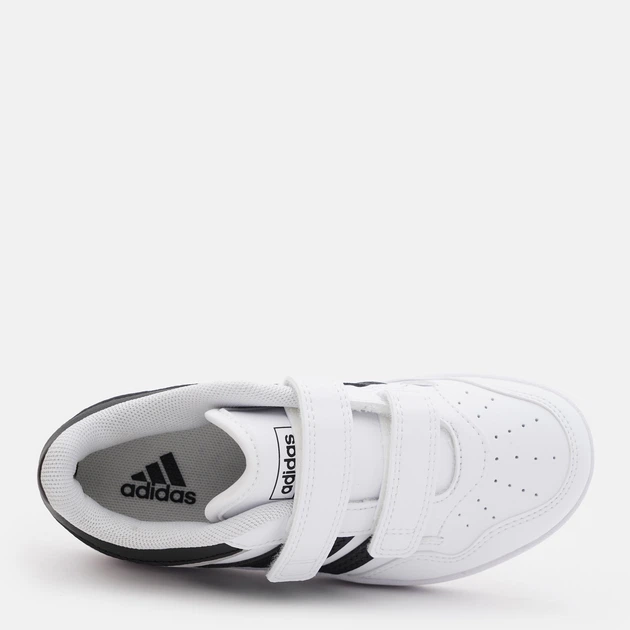 Детские кеды для мальчика Adidas Originals Hoops 4.0 Cf C JI3482 29 Ftwwht/Cblack/Gretwo (4067904505402) - изображение 5