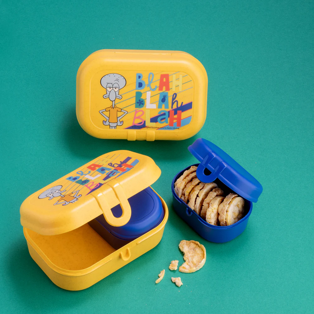 Ланч-бокс Koziol Pascal Ready Mini Sponge Bob Сквідвард Щупальцев з 2 контейнерами (4002942704042) - зображення 3