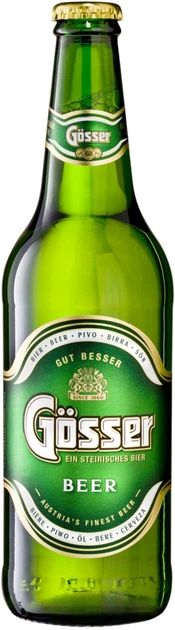 Упаковка пива Gosser Light світле фільтроване 5.2% 0.5 л x 20 шт (9001511004823) - зображення 2