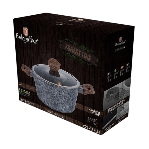 Garnek z pokrywką Berlinger Haus Forest Line BH1198 28 cm (5999056765399) - obraz 3