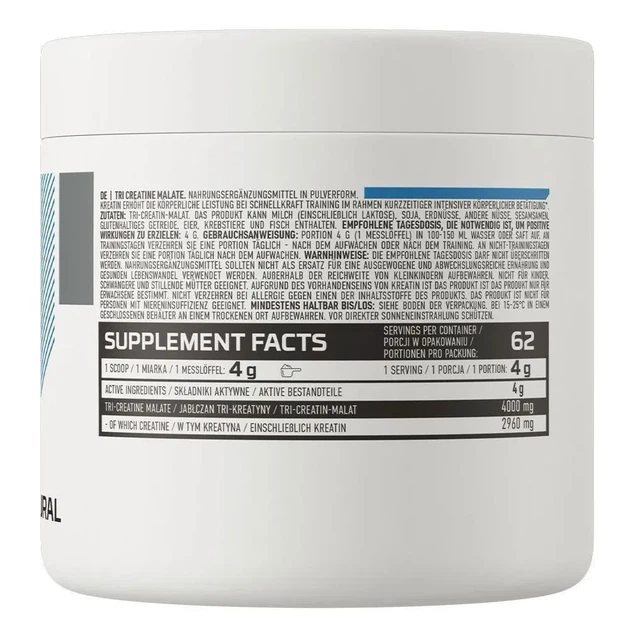 Креатин малат натуральный OstroVit (Tri Creatine Malate pure) 250 г - изображение 3