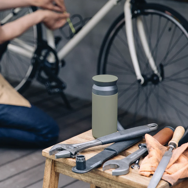 Термокружка Kinto Travel Tumbler хакі 500 мл (4963264502276) - зображення 4