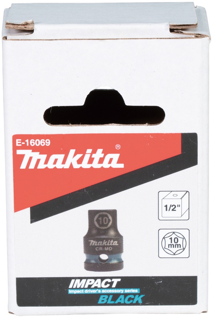 Ударна головка Makita 1/2" 10 мм E-16069 (0088381790710) - зображення 3