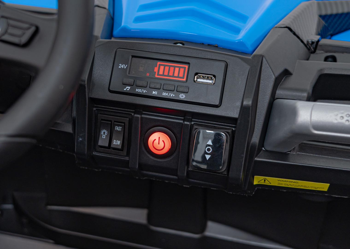 Електричний автомобіль для дітей UTV X3 Off-Road Синій (5903864940770) - зображення 14
