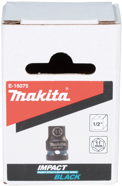 Ударна головка Makita 1/2" 11 мм E-16075 (0088381790727) - зображення 3